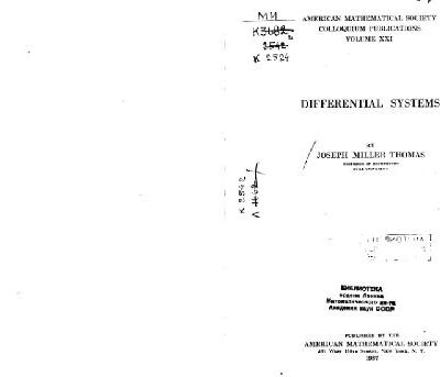 خرید و دانلود نسخه کامل کتاب Differential systems