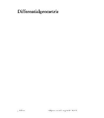خرید و دانلود نسخه کامل کتاب Differentialgeometrie 007