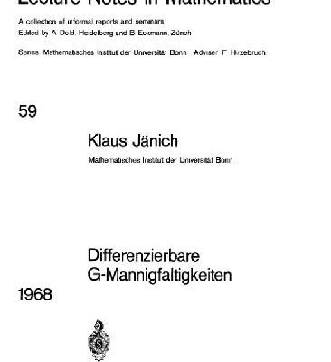خرید و دانلود نسخه کامل کتاب Differenzierbare G-Mannigfaltigkeiten