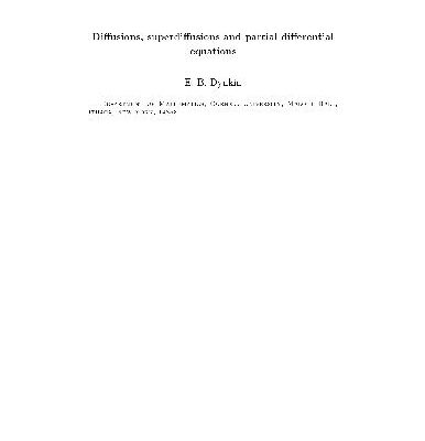 خرید و دانلود نسخه کامل کتاب Diffusions, superdiffusions and PDEs