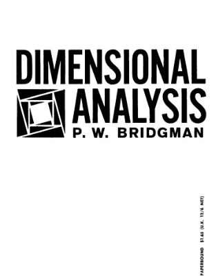 خرید و دانلود نسخه کامل کتاب Dimensional analysis