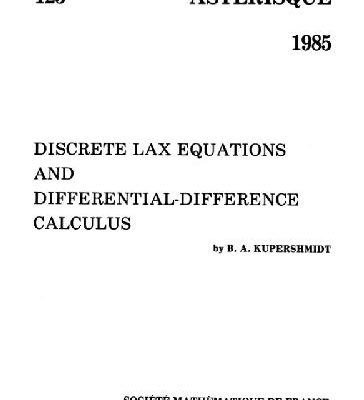 خرید و دانلود نسخه کامل کتاب Discrete Lax equations and differential-difference calculus