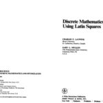 خرید و دانلود نسخه کامل کتاب Discrete mathematics using Latin squares