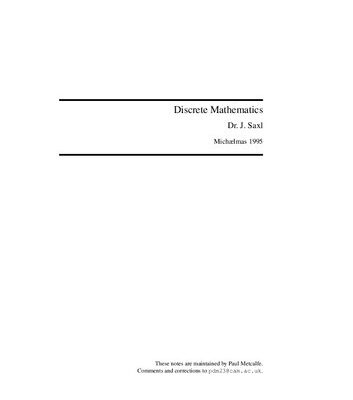 خرید و دانلود نسخه کامل کتاب Discrete Mathematics