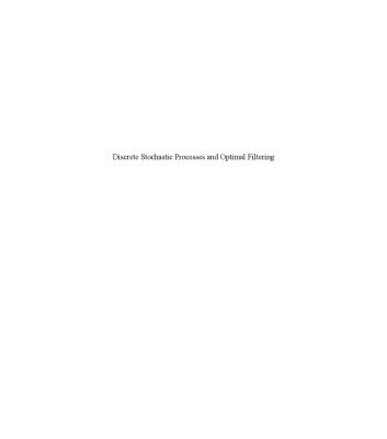 خرید و دانلود نسخه کامل کتاب Discrete Stochastic Processes and Optimal Filtering