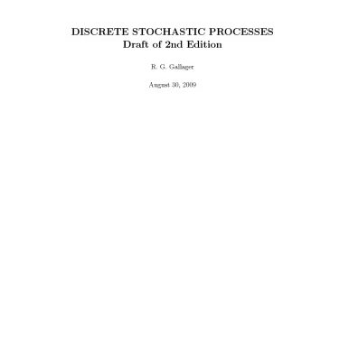 خرید و دانلود نسخه کامل کتاب Discrete stochastic processes