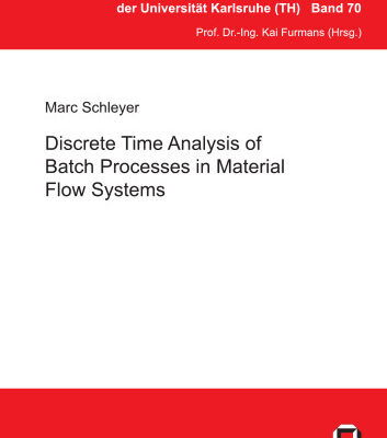 خرید و دانلود نسخه کامل کتاب Discrete Time Analysis of Batch Processes in Material Flow Systems