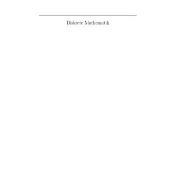 خرید و دانلود نسخه کامل کتاب Diskrete Mathematik