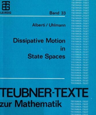 خرید و دانلود نسخه کامل کتاب Dissipative motion in state spaces
