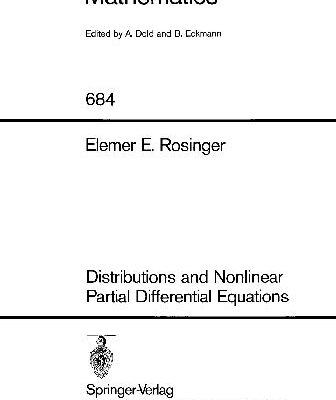 خرید و دانلود نسخه کامل کتاب Distributions and Nonlinear Partial Differential Equations