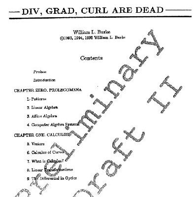 خرید و دانلود نسخه کامل کتاب Div,grad,curl are dead