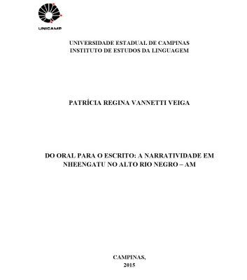 خرید و دانلود نسخه کامل کتاب DO ORAL PARA O ESCRITO: A NARRATIVIDADE EM NHEENGATU NO ALTO RIO NEGRO