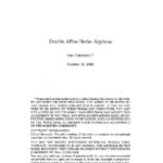 خرید و دانلود نسخه کامل کتاب Double Affine Hecke Algebras
