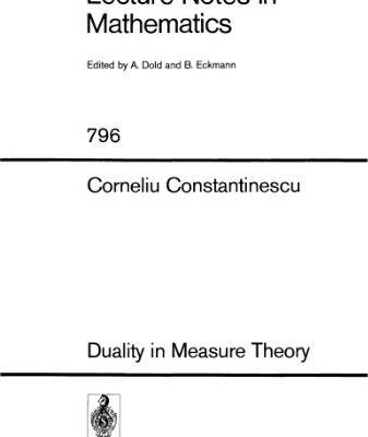 خرید و دانلود نسخه کامل کتاب Duality in Measure Theory