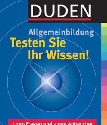 خرید و دانلود نسخه کامل کتاب Duden Allgemeinbildung. Testen Sie Ihr Wissen!
