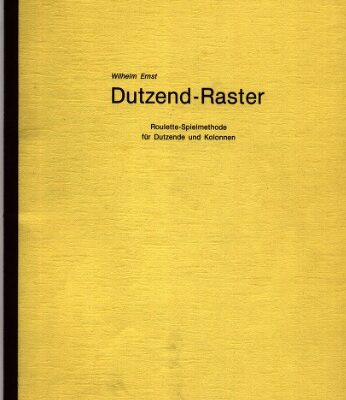خرید و دانلود نسخه کامل کتاب Dutzend-Raster: Roulette Spielmethode für Dutzende und Kolonnen