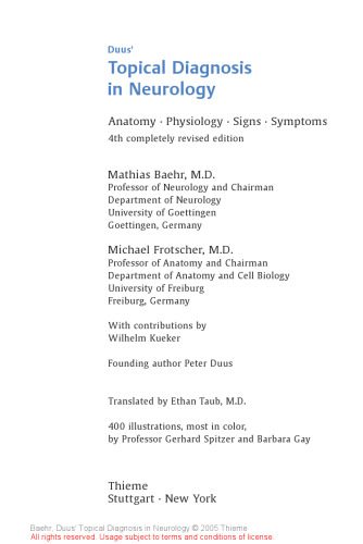 خرید و دانلود نسخه کامل کتاب Duus’ Topical Diagnosis in Neurology: Anatomy, Physiology, Signs, Symptoms_68b307e488e9c.jpeg خرید و دانلود نسخه کامل کتاب Duus’ Topical Diagnosis in Neurology: Anatomy, Physiology, Signs, Symptoms