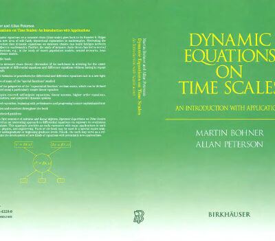 خرید و دانلود نسخه کامل کتاب Dynamic equations on time scales: an introduction with applications