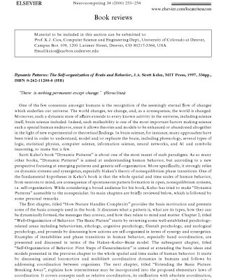 خرید و دانلود نسخه کامل کتاب Dynamic Patterns: The Self-Organization of Brain and Behavior (Complex Adaptive Systems)