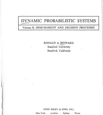 خرید و دانلود نسخه کامل کتاب Dynamic Probabilistic Systems Volume 2