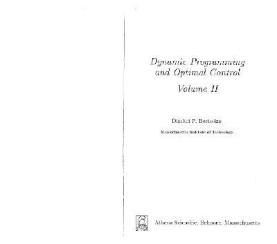خرید و دانلود نسخه کامل کتاب Dynamic programming and optimal control