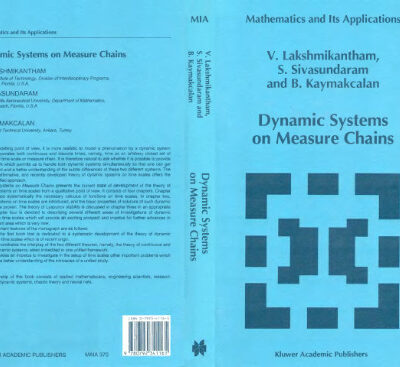 خرید و دانلود نسخه کامل کتاب Dynamic Systems on Measure Chains