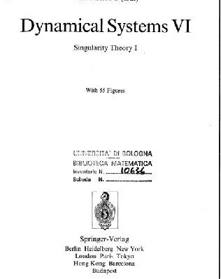 خرید و دانلود نسخه کامل کتاب Dynamical systems 06: singularity theory 1