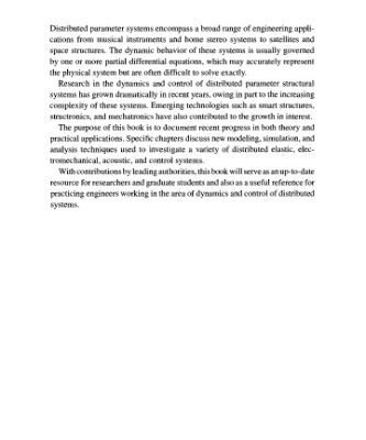 خرید و دانلود نسخه کامل کتاب Dynamics and Control of Distributed Systems