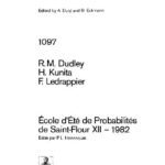 خرید و دانلود نسخه کامل کتاب Ecole d’Ete de Probabilites de Saint-Flour XII – 1982