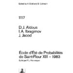 خرید و دانلود نسخه کامل کتاب Ecole d’Ete de Probabilites de Saint-Flour XIII