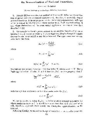 خرید و دانلود نسخه کامل کتاب Economization of series by rational functions