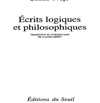 خرید و دانلود نسخه کامل کتاب Écrits logiques et philosophiques