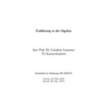 خرید و دانلود نسخه کامل کتاب Einführung in die Algebra