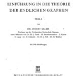 خرید و دانلود نسخه کامل کتاب Einfuhrung in die Theorie der endlichen Graphen, Teil