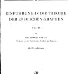 خرید و دانلود نسخه کامل کتاب Einfuhrung in die Theorie der endlichen Graphen, Teil