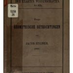 خرید و دانلود نسخه کامل کتاب Einige geometrische Betrachtungen (1826)