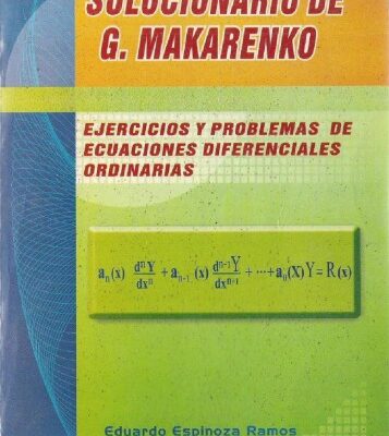 خرید و دانلود نسخه کامل کتاب Ejercicios y problemas de ecuaciones diferenciales ordinarias (Solucionario)