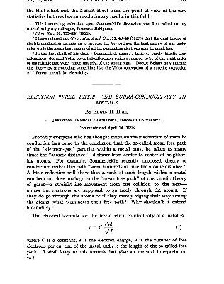 خرید و دانلود نسخه کامل کتاب Electron ‘Free Path’ and Supra-Conductivity in Metals