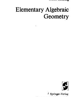 خرید و دانلود نسخه کامل کتاب Elementary Algebraic Geometry