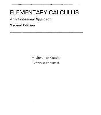خرید و دانلود نسخه کامل کتاب Elementary Calculus