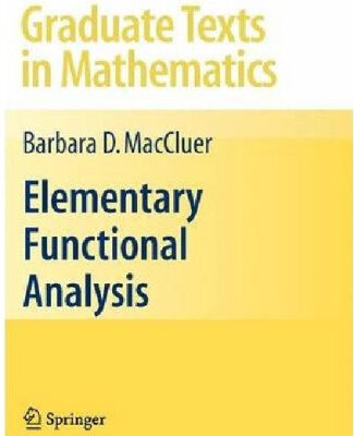 خرید و دانلود نسخه کامل کتاب Elementary Functional Analysis
