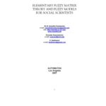 خرید و دانلود نسخه کامل کتاب Elementary Fuzzy Matrix Theory and Fuzzy Models for Social Scientists