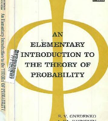 خرید و دانلود نسخه کامل کتاب Elementary Introduction to the Theory of Probability.