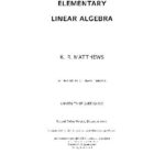 خرید و دانلود نسخه کامل کتاب Elementary Linear Algebra