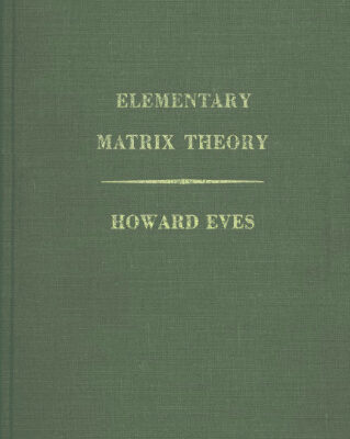 خرید و دانلود نسخه کامل کتاب Elementary Matrix Theory