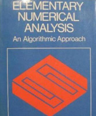 خرید و دانلود نسخه کامل کتاب Elementary Numerical Analysis: An Algorithmic Approach