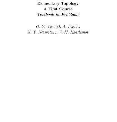 خرید و دانلود نسخه کامل کتاب Elementary topology, a first course (Textbook in problems)