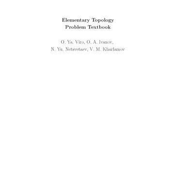 خرید و دانلود نسخه کامل کتاب Elementary Topology Problem Textbook
