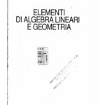 خرید و دانلود نسخه کامل کتاب Elementi di algebra lineare e geometria