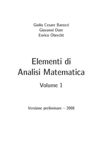 خرید و دانلود نسخه کامل کتاب Elementi di analisi matematica_689c84d5a911b.jpeg خرید و دانلود نسخه کامل کتاب Elementi di analisi matematica